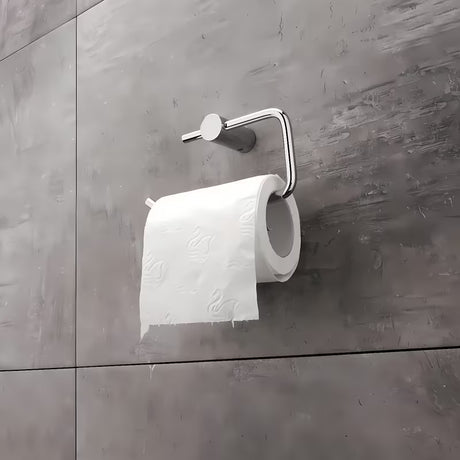Chromowany uchwyt na papier toaletowy bez osłony Nimco Bormo