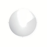 Okrągłe łazienkowe LUSTRO led Nimco z podświetleniem obwodowym, średnica 800 mm, aluminiowa rama.