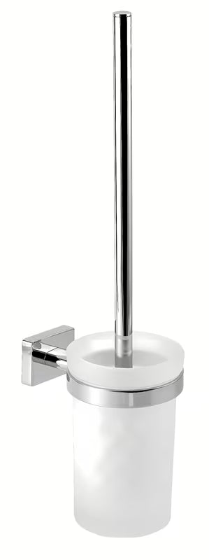 Chromowany SZCZOTKA do Wc Novaservis Ferro Greta z możliwością montażu montaż na klej lub wiercenie.