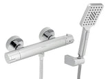 Novaservis Metalia 54 termostatyczna bateria prysznicowa w chromie z zestawem prysznicowym