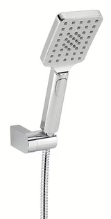 Novaservis Metalia 54 zestaw wannowy w chromie z 3-funkcyjną rączką prysznicową i metalowym wężem Anti-twist 150 cm