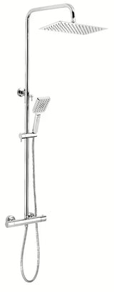 Novaservis Metalia 54 system prysznicowy z baterią termostatyczną w chromie z deszczownicą 300x200 mm