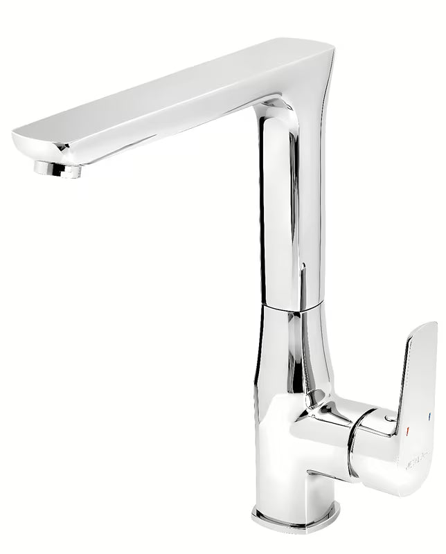 Novaservis Metalia 58 stojąca bateria zlewozmywakowa w chromie z obrotowym ramieniem