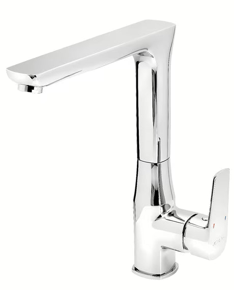 Novaservis Metalia 58 stojąca bateria zlewozmywakowa w chromie z obrotowym ramieniem