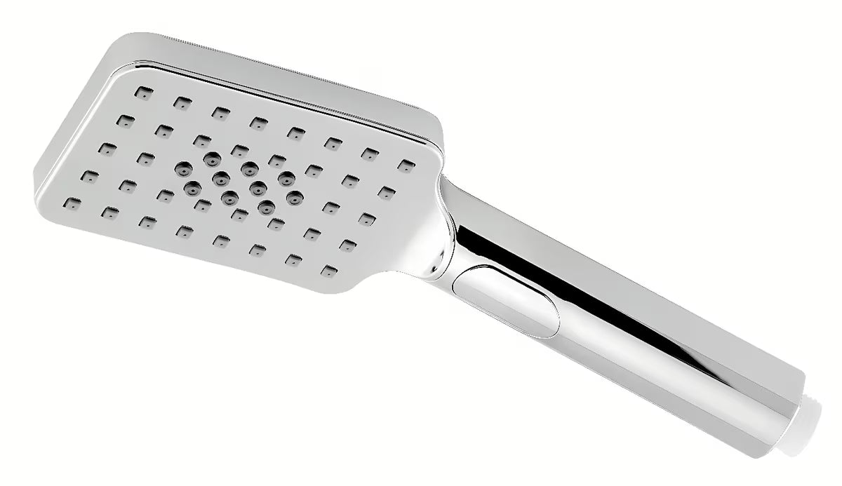 Chromowana słuchawka prysznicowa Novaservis z trzema strumieniami i dyszami Easy Clean.