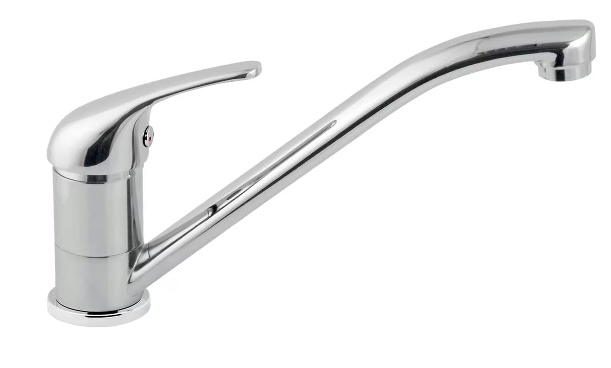 Novaservis Titania Iris stojąca bateria zlewozmywakowa z obrotowym ramieniem w wykończeniu chrom