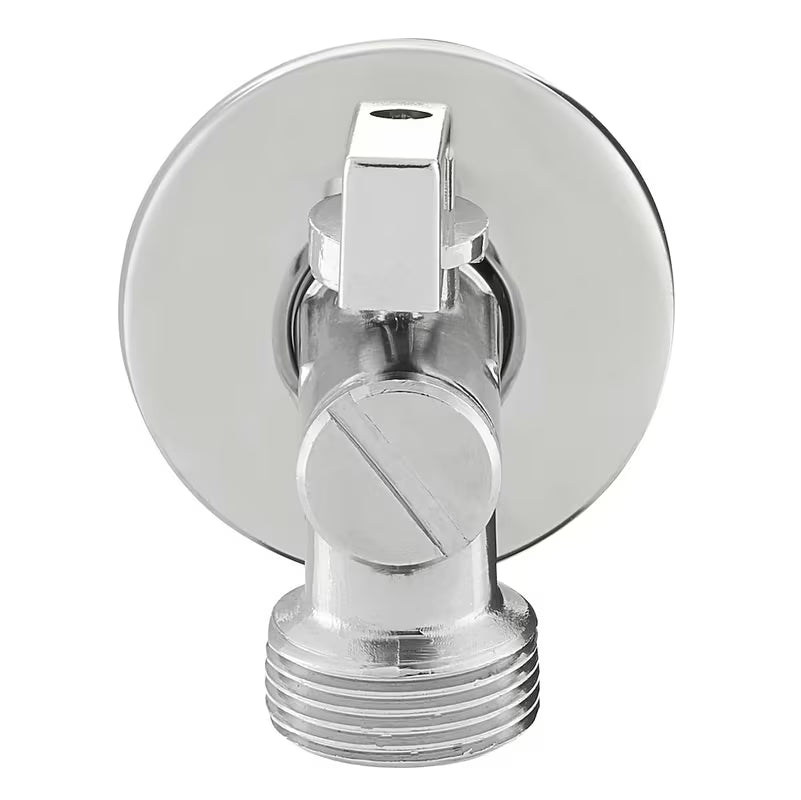 W całości metalowy zawór kątowy Optima 1/2x3/4 z plastikową klapką i zintegrowanym filtrem