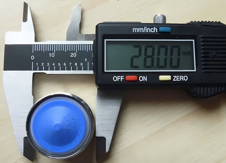Perlator Optima pro delikatny strumień wody, oszczędność wody i ograniczenie rozchlapywania przy umywalki lub zlewie.