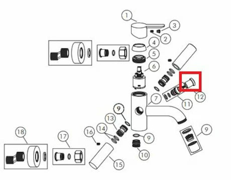 Chromowana osłona przełącznika Optima Sofie SO022 z chromowanego mosiądzu pro do osłony i ochrony przełącznika baterii.