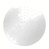 Okrągła mosiężna deszczownica  Optima Chrome o średnicy 30 cm, wykończenie chrom.