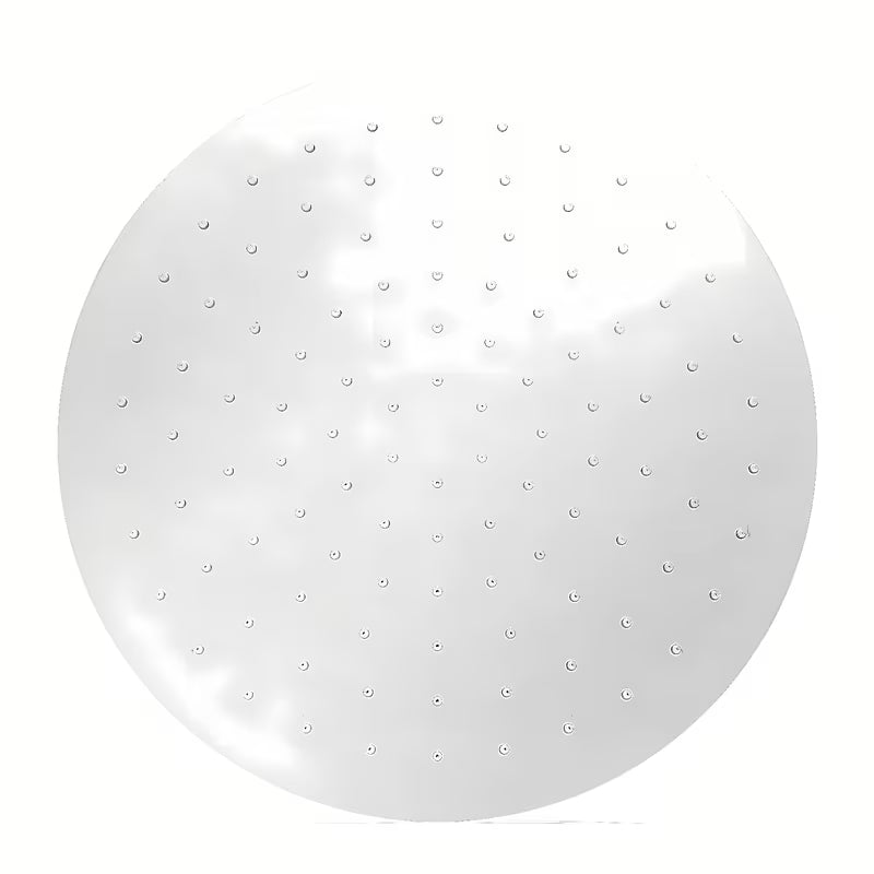 Okrągła mosiężna deszczownica  Optima Chrome o średnicy 30 cm, wykończenie chrom.