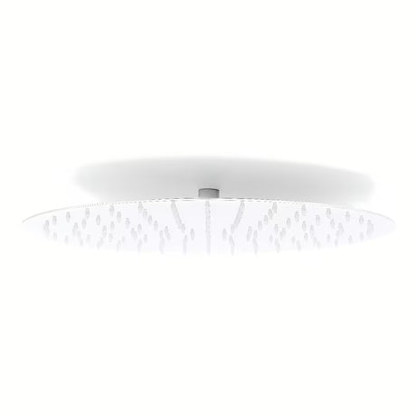 Mosiężna deszczownica  Optima Chrome w okrągłym kształcie, średnica 40 cm.