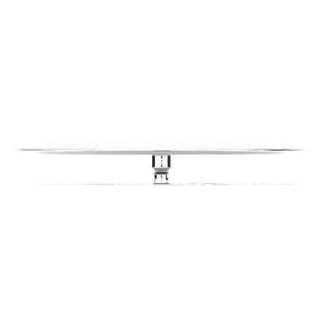 Mosiężna deszczownica  Optima Chrome w okrągłym kształcie, średnica 40 cm.
