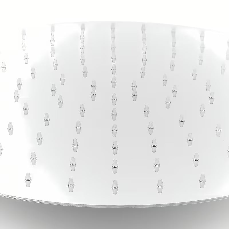 Mosiężna deszczownica  Optima Chrome w okrągłym kształcie, średnica 40 cm.