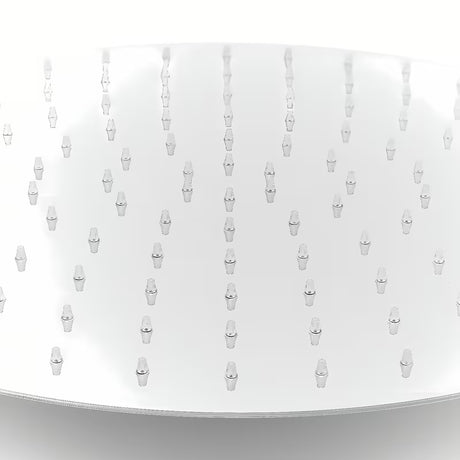 Mosiężna deszczownica  Optima Chrome w okrągłym kształcie, średnica 40 cm.