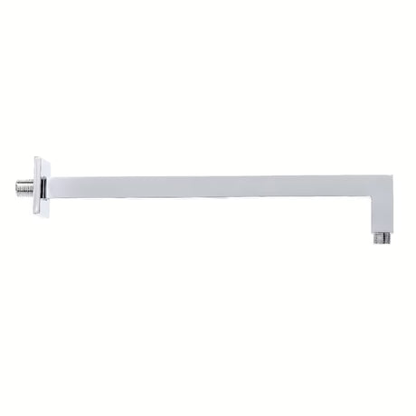 Ramię prysznicowe Optima Chrome o kwadratowym designie, długość 40 cm, pro deszczownicy.