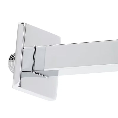 Ramię prysznicowe Optima Chrome o kwadratowym designie, długość 40 cm, pro deszczownicy.