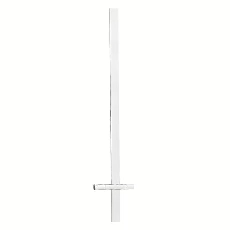 Kwadratowa drążek prysznicowy Optima Chrome z przesuwnym uchwytem, długość 68 cm