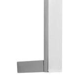 Kwadratowa drążek prysznicowy Optima Chrome z przesuwnym uchwytem, długość 68 cm