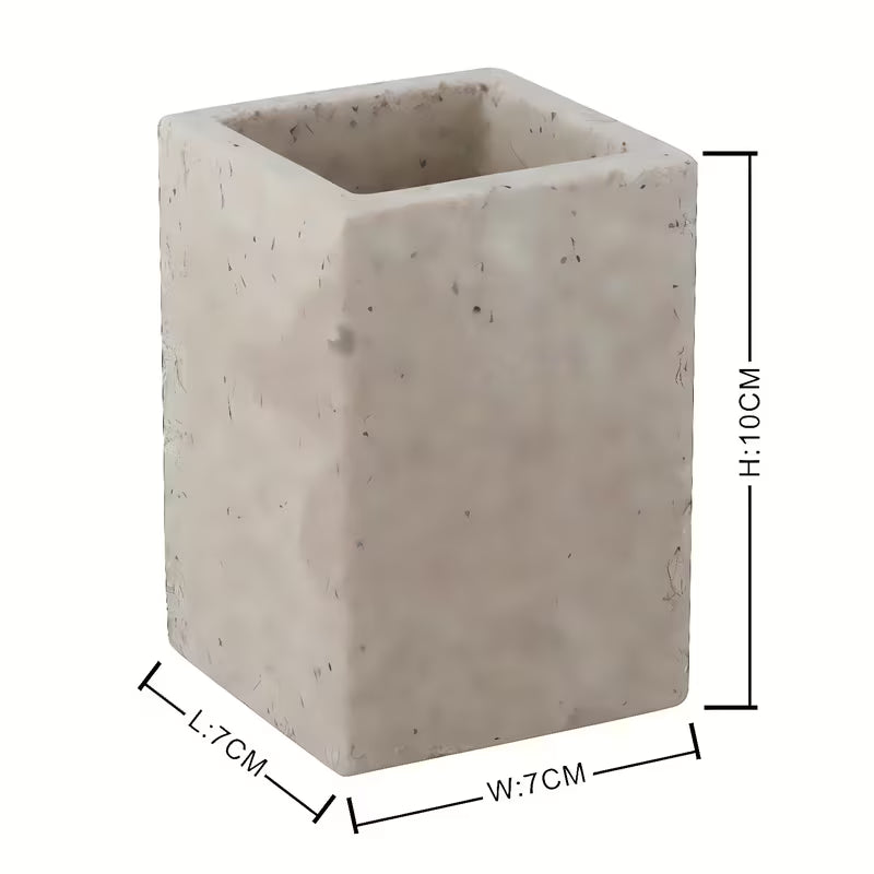 Wolnostojący  łazienkowa pojemnik Optima Supera z polyresinu w kolorze light-limestone