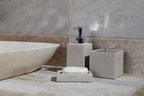Wolnostojący  SZCZOTKA do Wc Optima Supera z polyresinu w kolorze light-limestone