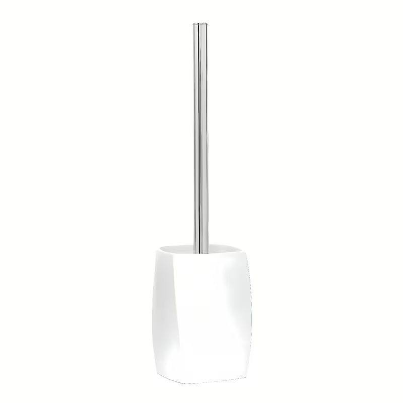 Biała wolnostojący  SZCZOTKA do Wc Optima Suza o nowoczesnym designie do łazienki