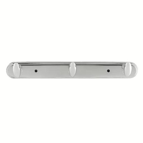 Ścienny wieszak z 3 haczykami Optima Chrome o okrągłym designie pro do wieszania ręczników i ubrań.