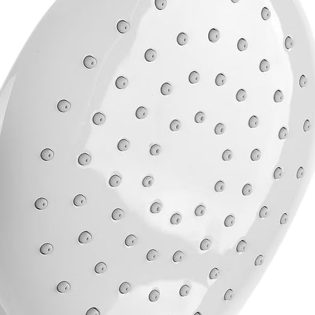 System prysznicowy Paffoni z baterią termostatyczną w chromie, ze szklaną półką i deszczownicą 28x28 cm.