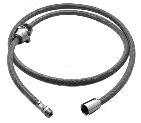 Nylonowy wąż prysznicowy Paffoni pro z wyciąganą słuchawką o długości 150 cm, z przyłączem 1/2" i M15x1.