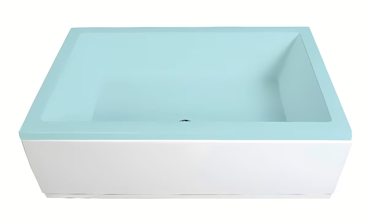 Biały panel do brodzika Polysan pro zabudowa brodzika w łazience
