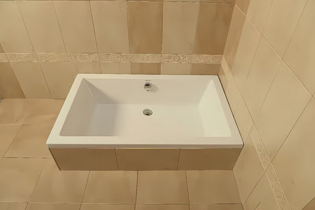 Biały brodzik prysznicowy prostokątny Polysan Deep 110x75 cm z akrylu
