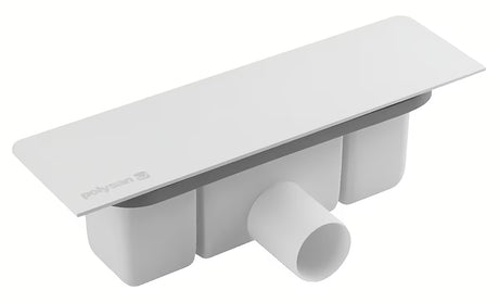 Polysan Kazuko syfon do brodzika z białą osłoną pro, otwór odpływowy 90 mm