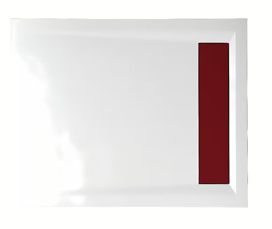 Biała brodzik prysznicowy prostokątny Polysan Varesa 100x80 cm z lanego marmuru