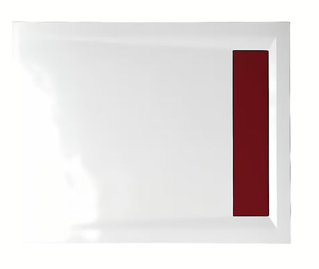 Biała brodzik prysznicowy prostokątny Polysan Varesa 100x80 cm z lanego marmuru
