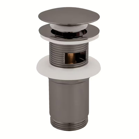 Umywalkowy odpływ ClickClack 5/4 w kolorze metal grey z powłoką PVD