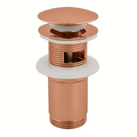 Odpływ do umywalki Rav Slezak w wykończeniu rose gold brushed