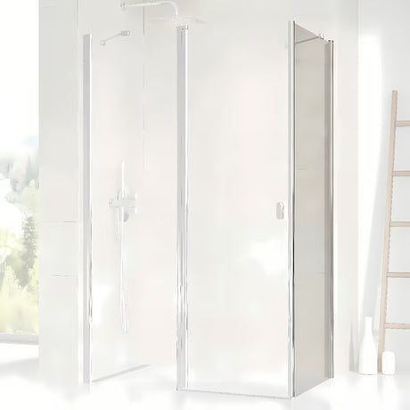 Ravak Chrome ścianka boczna do drzwi prysznicowych 80 cm w błyszczącym chromie z przezroczystym szkłem