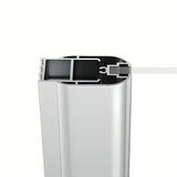 Ravak Chrome ścianka boczna do drzwi prysznicowych 80 cm w błyszczącym chromie z przezroczystym szkłem