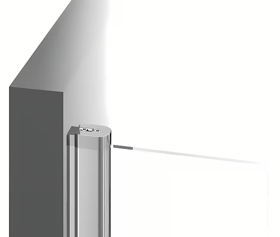Ravak Chrome ścianka boczna do drzwi prysznicowych 80 cm w błyszczącym chromie z przezroczystym szkłem
