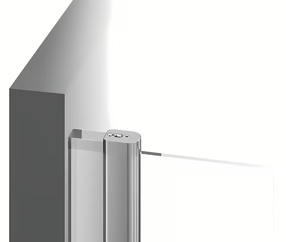 Ravak Chrome ścianka boczna do drzwi prysznicowych 80 cm w błyszczącym chromie z przezroczystym szkłem