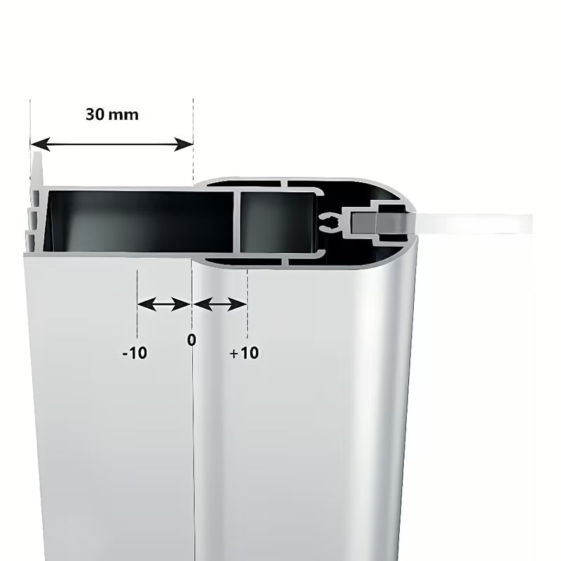 Ravak Chrome drzwi prysznicowe 80 cm w błyszczącym chromie, z przezroczystym szkłem bezpiecznym