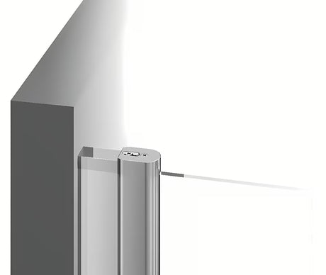 Ravak Chrome drzwi prysznicowe 80 cm w błyszczącym chromie, z przezroczystym szkłem bezpiecznym