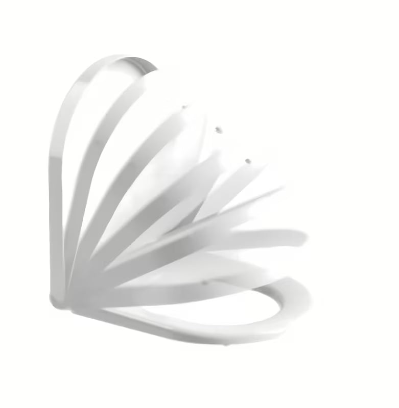 Białe DESKA sedesowa Ravak Uni Chrome z wolnym opadaniem soft Close