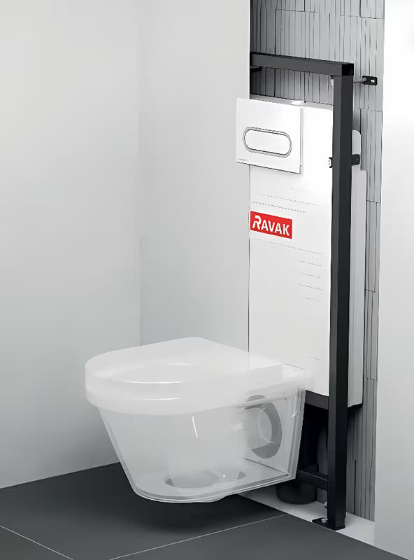 Stelaż podtynkowy do WC Ravak Chrome pro montaż do płyt g-k z funkcją spłukiwania dwudzielnego