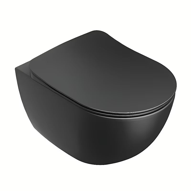 Wisząca MISKA wc miska WC Ravak Chrome w kolorze czarny mat z bezkołnierzowym spłukiwaniem RimOff i ukrytym mocowaniem EasyFix.
