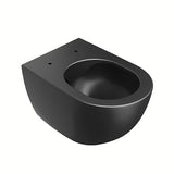 Wisząca MISKA wc miska WC Ravak Chrome w kolorze czarny mat z bezkołnierzowym spłukiwaniem RimOff i ukrytym mocowaniem EasyFix.