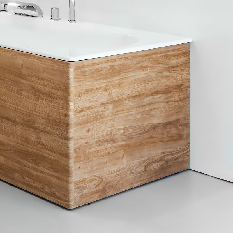Prawy panel boczny MDF do wanny Ravak City w dekorze dębu