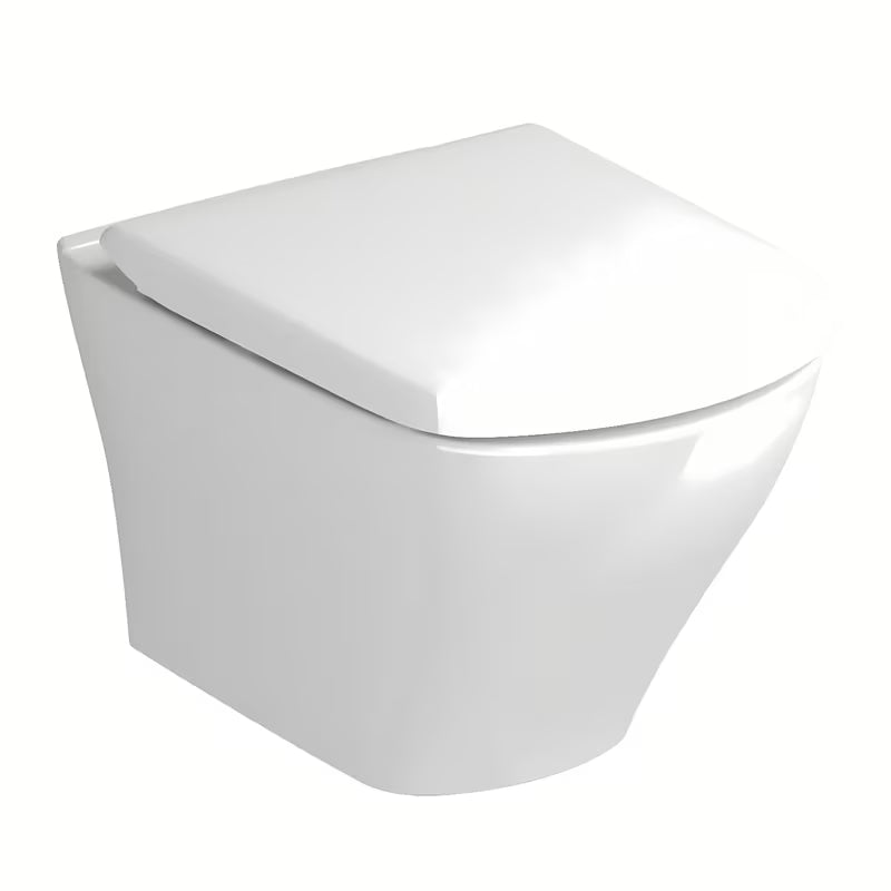 Biała DESKA sedesowa Ravak Classic z systemem wolnego opadania soft Close pro MISKA wc Classic RimOff