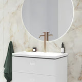 Wysoka bateria umywalkowa stojąca Ravak Espirit w wykończeniu Rose Gold Brushed bez odpływu