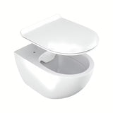 Biała miska WC wisząca Ravak Vita RimOff bez klasycznego kołnierza spłukującego z ukrytym mocowaniem EasyFix.